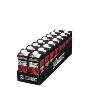 Ecoshaker EC1 700 ml, Forest 2 16 x Gainomax Recovery 250 ml Strawberry
