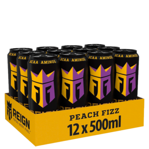 12 x Reign Energy, 50 cl, Peach Fizz