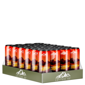 24 x Latitude 65, 330 ml, Landskap > Persika Mango