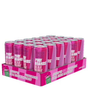 24 x Pro Brands BCAA Drink, 330 ml, Raspberry