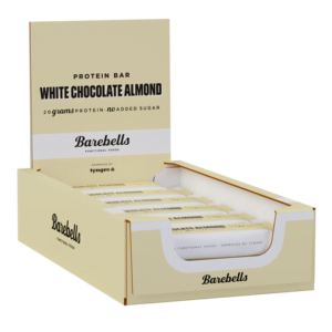Butik 3 12 x Barebells Protein Bar, 55 g, White chocolate almond