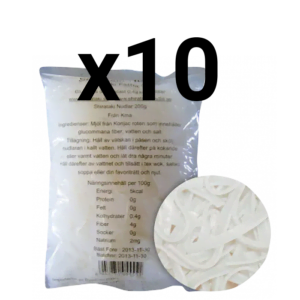 Butik 16 10 x Shirataki Fettucini, 200 gram