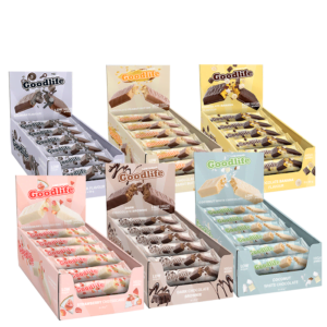 90 x Goodlife Low Sugar, 50 g BIG BUY, Proteinbars