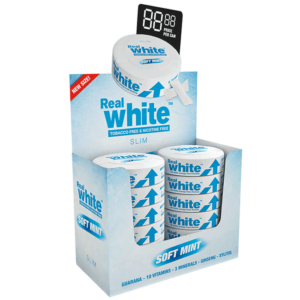 Butik 4 10 x Kickup Real White, Soft Mint SLIM, 24 portionspåsar