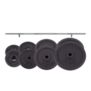 Skivstångsset 25 mm 67 kg