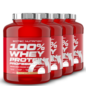 4 x 100% Whey Protein Professional, 2350 g, BIG BUY