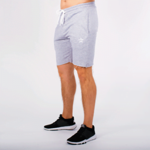 Star  Edge Shorts, Grey melange