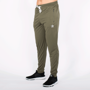 Butik 3 Star Tapered Mesh Pants, Olive