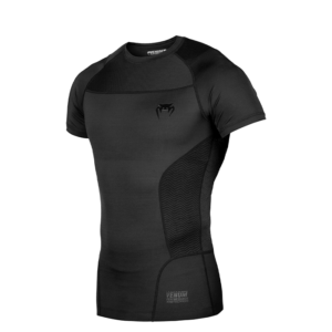 Venum G-Fit Rashguard, Short Sleeves, Black