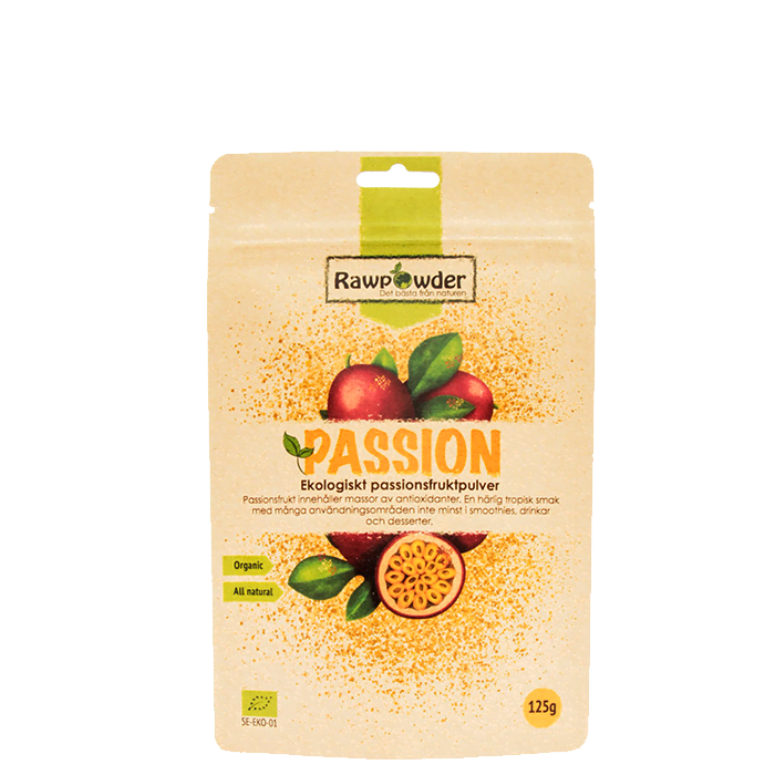 Ekologiskt Passionsfruktpulver 125 g 1 Ekologiskt Passionsfruktpulver 125 g