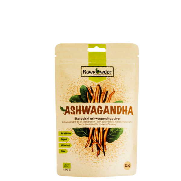 Ekologiskt Ashwagandhapulver 125 g