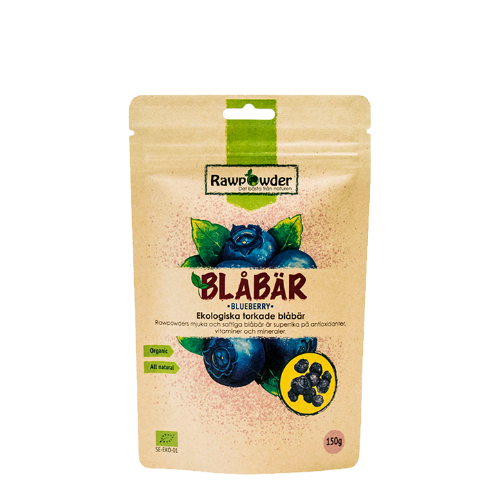 Torkade Blåbär EKO 150 g