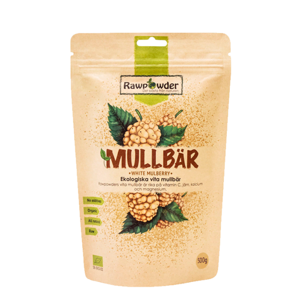 Ekologiska Vita Mullbär 500 g