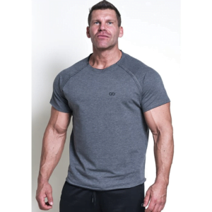 Newark Pants, Black 3 Chained S/S Sweat, Grey Melange