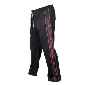 Functional Mesh Pants, Black/Red