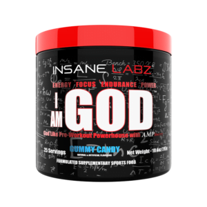 I am GOD Pre-Workout, 25 servings, Gummy Candy