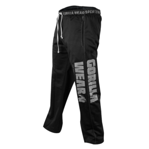 Logo Mesh Pants, Black